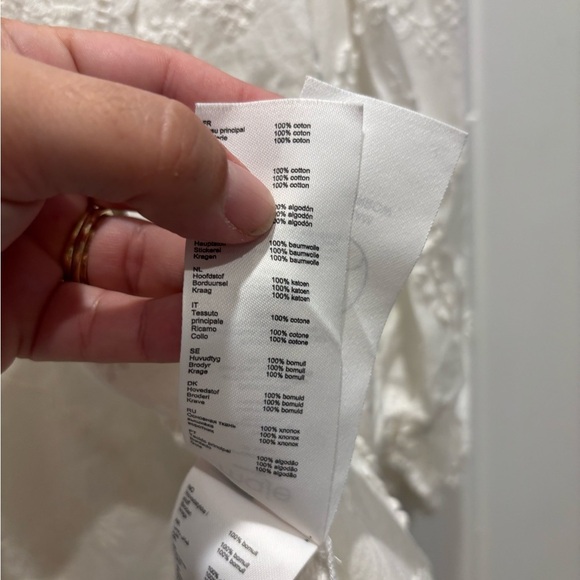 Maje Coiso cotton embroidered shirt. Size small - Picture 7 of 7